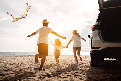 Performance tires facilitating a family road trip
